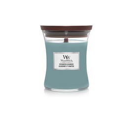 WoodWick sklo střední - Evergreen Cashmere