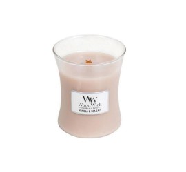 WoodWick sklo malé - Vanilla & Sea Salt