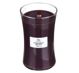 WoodWick sklo velké - Spiced Blackberry