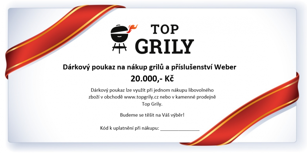 Topgrily.cz Dárkový poukaz 20.000 Kč