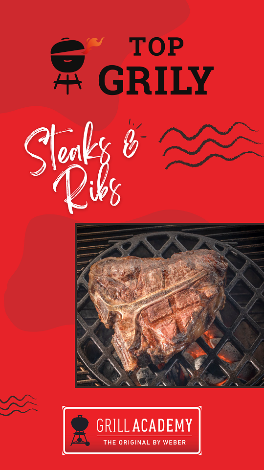 Weber Grill Academy 31. srpna - Speciál Steaky & Žebra