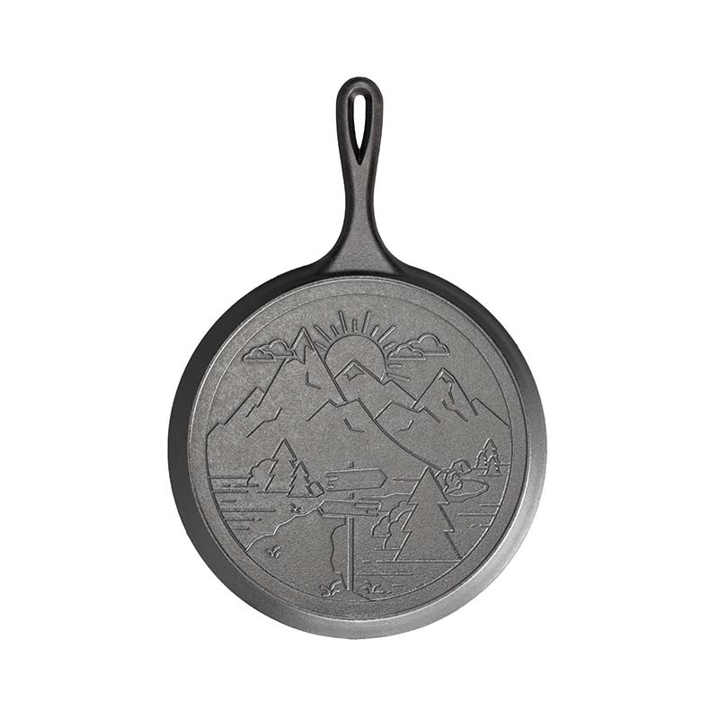 Litinová pánev na palačinky Lodge 26 cm - Wanderlust
