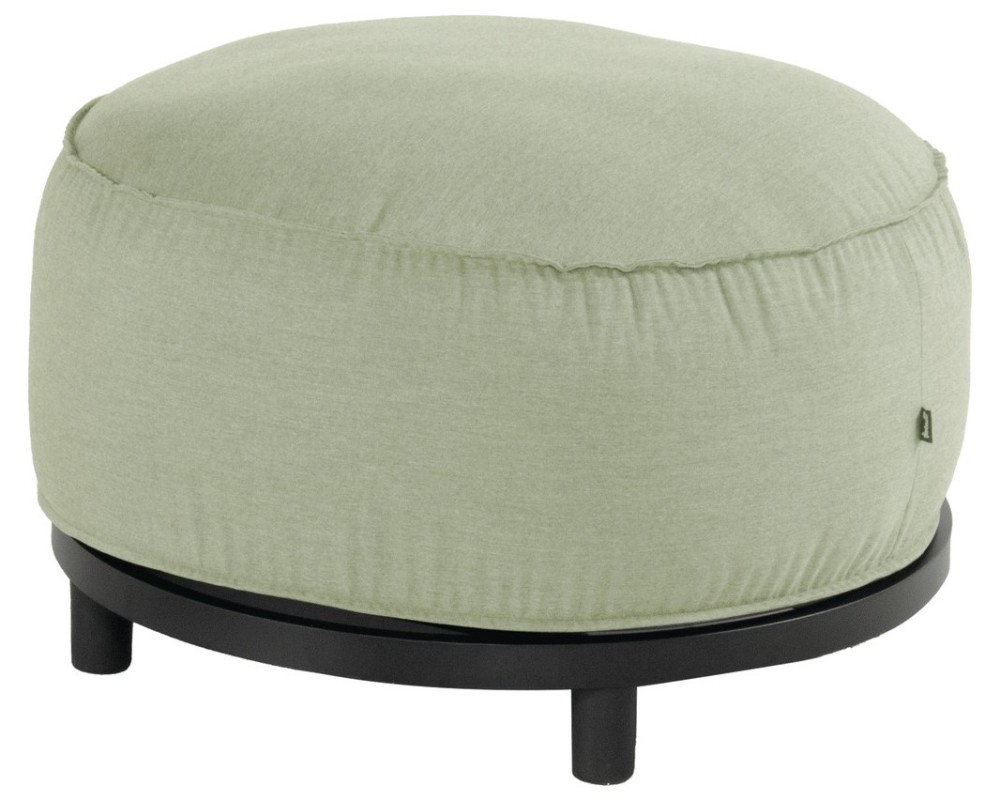 Luxusní zahradní podnožka Emma Round - French Green