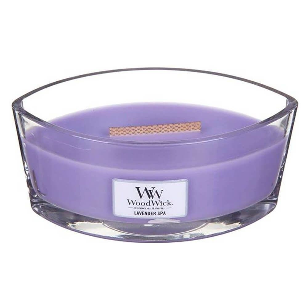 Vonná svíčka WoodWick Loď - Lavender Spa