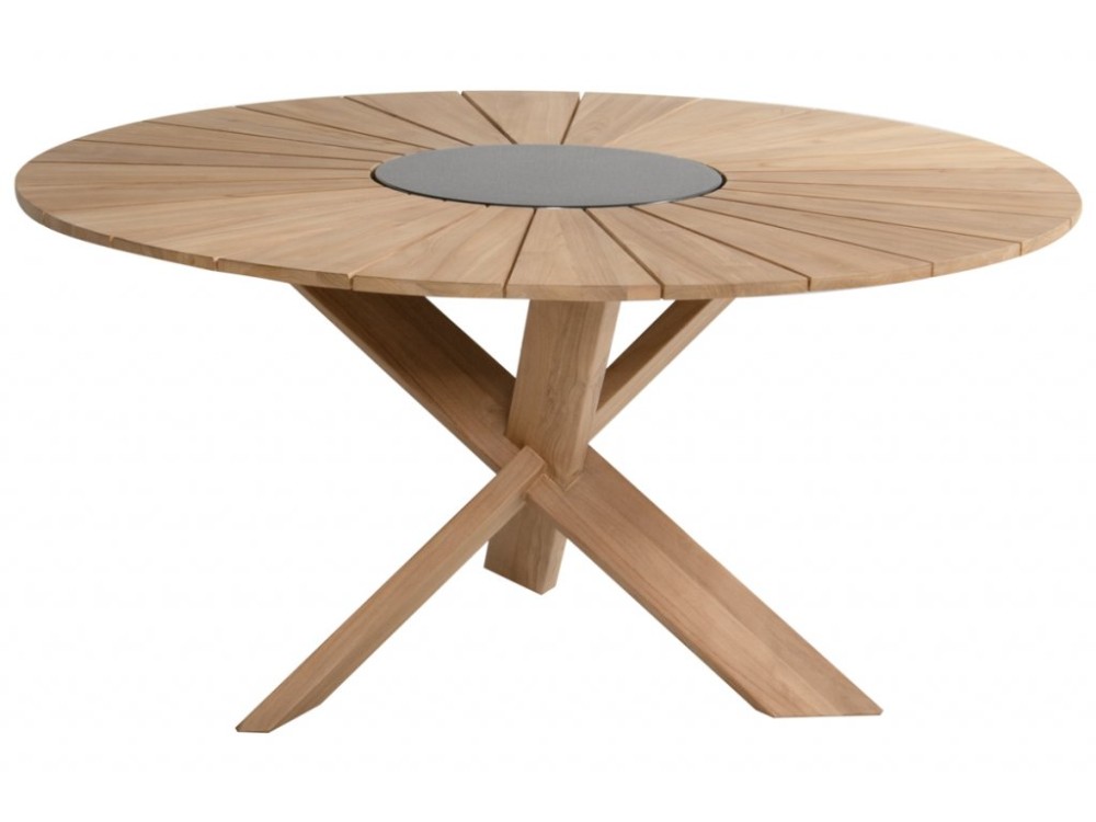 Levně Hartman Luxusní zahradní jídelní stůl Provence dřevěný 150 cm - Natural