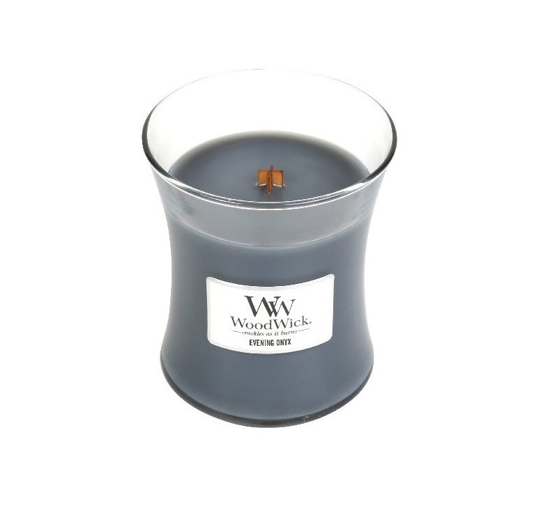 Vonná svíčka WoodWick střední - Evening Onyx 9,8 cm x 11,5 cm 275 g