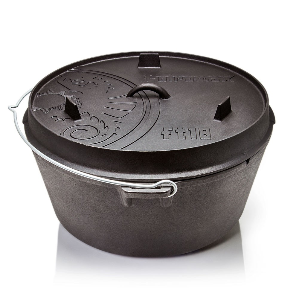 Petromax litinový kotlík Dutch Oven - 34 cm, 16,1 l